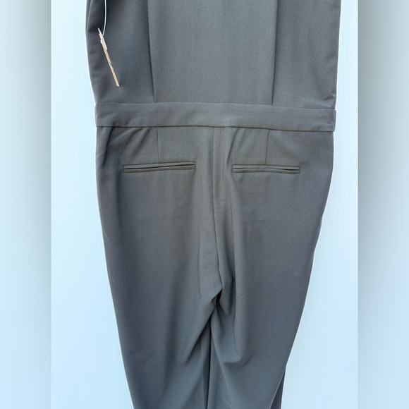 Rachel Rachel Roy Black Sleeveless Jumpsuit Gold Stud Trim Straight Leg Sz 2 NWT - Picture 9 of 16